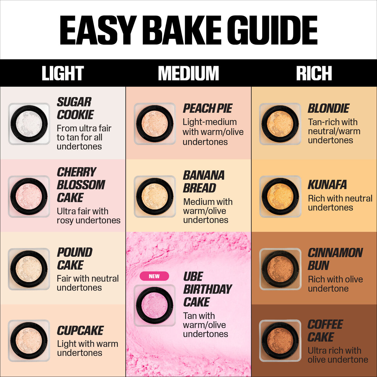 Easy Bake Loose Baking & Setting Powder Ube Birthday Cake